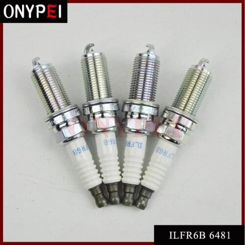 4pcs/Lot Iridium Spark Plug ILFR6B 6481 For 08-11 Land Rover LR2 3.2L Subaru Saab ILFR6B-6481