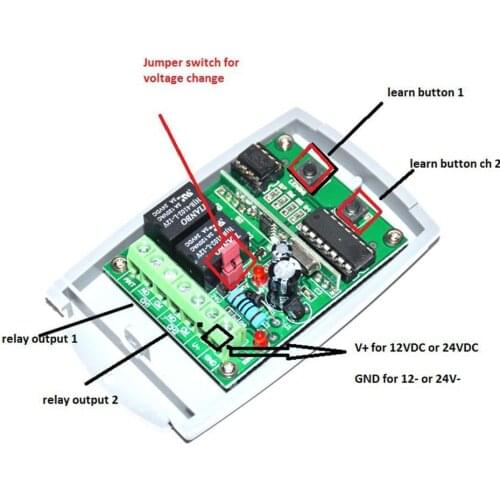 433MHz SMG-7018 Wireless Keypad Gate Opener Password Controller Door Receiver Lock Keyboard Automatic Garage Remote Control J1S2