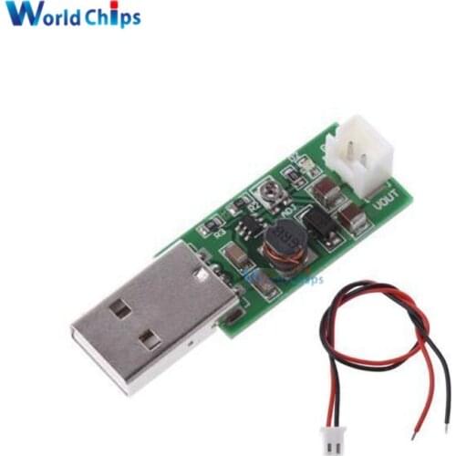 7W USB DC 5V To 6V 9V 12V 15V Adjustable Output Low Power Motor DC Converter Step Up Boost Module Integrated Circuits
