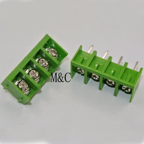 9.5mm 4Pins PCB Screw Terminal Block Connector AC 300V 25A 500pcs