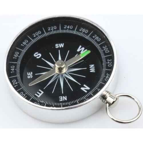 44mm keychain portable refers North promotional aluminum alloy outdoor mountaineering portable travel self-help pocket compass