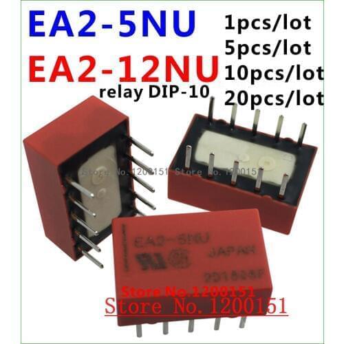 EA2-5NU EA2-5 EA2-12NU EA2-12 Instead of TQ2-5V ATQ209 A5W-K relay DIP-10