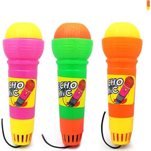 1PC Microphone Toys for Girls Boys Echo Microphone Mic Voice Changer Toy Gift Birthday Present Kids Party Song Toy