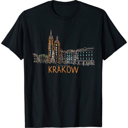 Krakow city T-shirt Tee Shirt Tshirt T Shirt