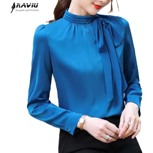 NAVIU Elegant and Fashion Light Blue Blouses