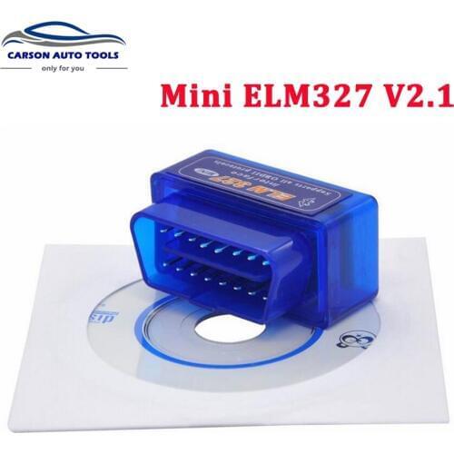 Newes Super Mini ELM327 Bluetooth adapter ELM 327 V2.1 Auto Code Scanner Car Diagnostic Tool OBD2 elm327 Support OBDII Protocols