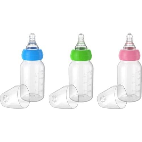 New 125ml Newborn Standard Mouth Baby Drinking Juice Milk Bottle Maternal and Infant Feeding Products BPA FREE