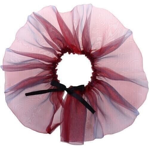 Organza Cat Dog Organza Collar Pet Neck-Wearing Puppy Collar Accessories Party Decor Bright Color Mesh Flower Scarf for Dog Cat