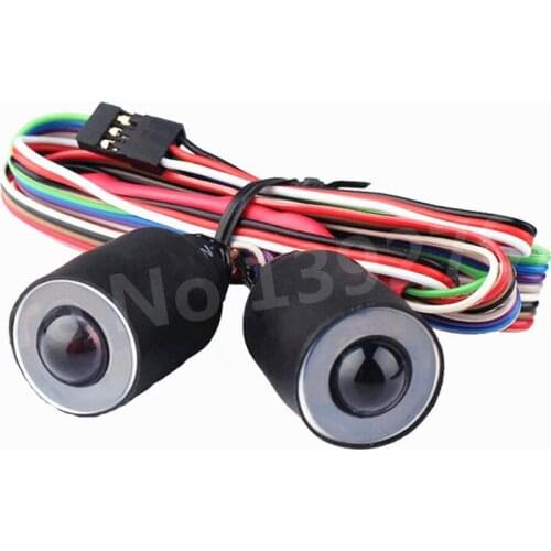RC Wrangler With Channel Angel Eyes 17mm RC Simulation Climbing Lights Headlamps For 1/10 Scale Models Remote Control Cars