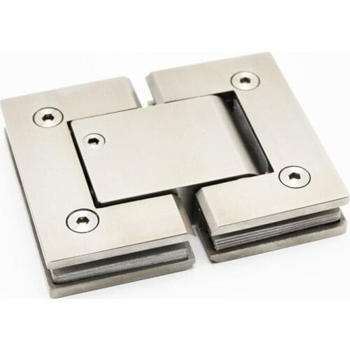 Speed Adjustment Self Closing 180 Degree Spring Hinge Clamp Glass To Glass Hydraulic 8-12MM Shower Door Hinge