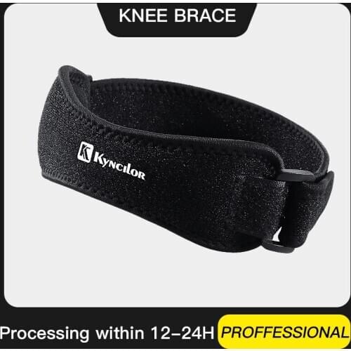 Adjustable Patella Brace Strap EVA Kneepads Knee Support Pad Protective Sports Gear Basketball Volleyball Protector Knee Brace