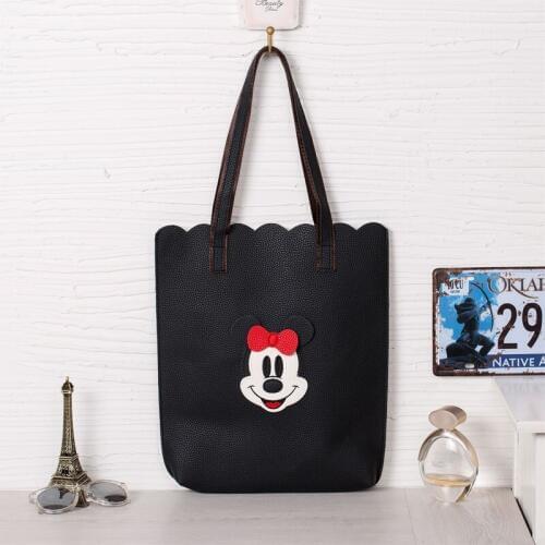 Disney Mickey mouse cartoon shoulder bag girl bag lady lovely handbag High capacity bag storage fashion