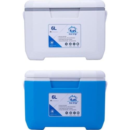 6L Outdoor Incubator Portable Food Storage Box Car Cold Box Fishing Box Cooler Fridge Box Preservation Icebox For Travel