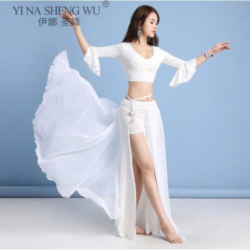 Belly Dance Costume Set Female Elegant Skirt Practice Oriental Dance Training Suit For Women Bellydancing Performance Clothing