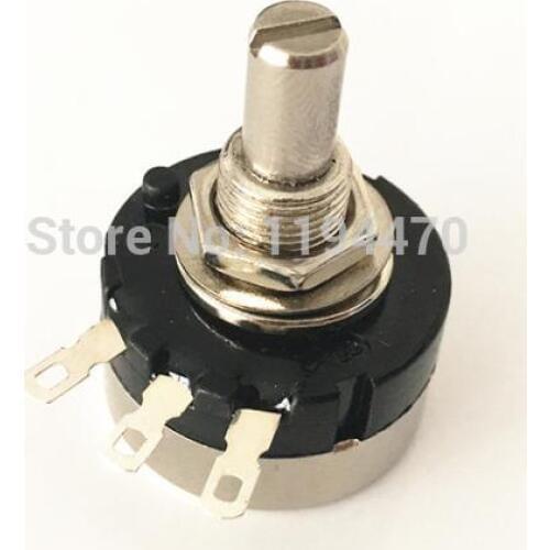 10pcs/Lot RV24YN 20S B105 1M Ohm Single Turn Carbon Film Rotary Taper Potentiometer Variable Resistor