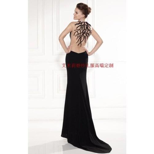 Free Shipping Cheap women summer dress vestidos de festa 2016 new fashion sexy backless long party evening gown prom dresses