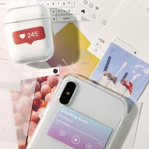 30pcs INS Style Bullet Journal Accessories Scrapbook Collage Material Paper Cellphone Case Deco Card Paper Non-sticky Memo pads