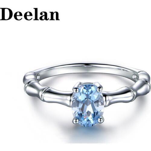 DEELAN Fashion Punk Bone Crystal Ring For Womens Cubic Zirconia Zinc Alloy Rings Party Valentines Day Gift Drop Shipping