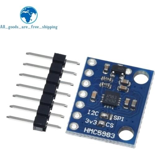 GY-282 HMC5983 Replace HMC5883L High-precision High-sensitivity Temperature Compensation Triaxial Compass IIC SPI Module