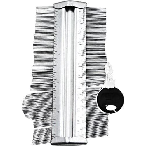 125MM Profile Contour Gauge Deep Decorating Template Tiling Steel Metal Tiling Skirting Laminate Profile Wood Shape