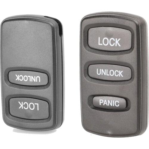 Kutery 10pcs 2/3 Buttons Remote Control Car Key Shell For Mitsubishi Lancer Outlander Pajero V73 Galant
