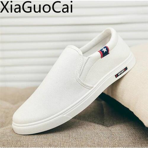Summer Air-permeable Mens Casual Shoes Fashion Mens Leisure Slip-on Loafers Mens Board Casual Shoes Sneakers