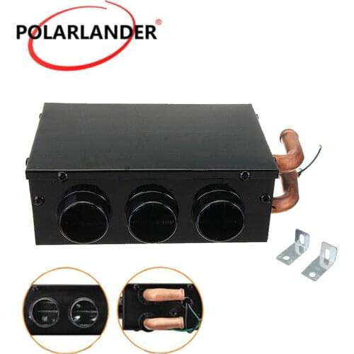 Copper Water Pipe Low Noise Interior Winter Freestanding 3 Holes Universal Machine 12V Car Heater Warmer Heating Deicing