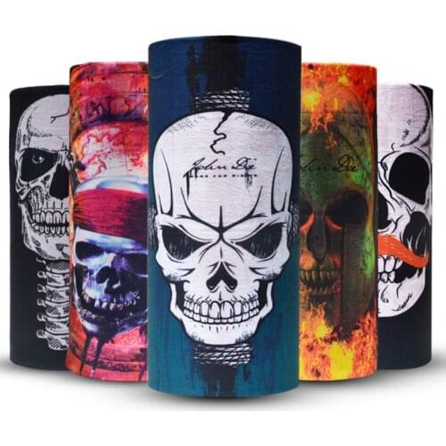 Multi-function Magic Turban Bandana Outdoor Sports Seamless Riding Skull Neck Bandana Printing Variety Fashion Headband Scarf