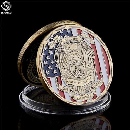 St Michael Archangel Our Fallen Officer Patron Saint Challenge Coin Collectibles