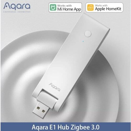 Aqara E1 Hub USB Smart Gateway Zigbee 3.0 Wireless Connect Remote Control For Mi home Aqara APP For Apple Homekit Smart Home