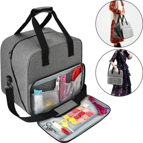 Travel Home Organizer Bag Multi-functional Large Capacity Sewing Machine Bag Portable Tote Sewing Machine Accessories