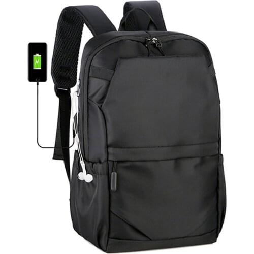 USB Charging Waterproof Backpack Men Luxury School Bags Casual Notebook Backpacks Multi-function 15.6 Inch Laptop Bag For Men