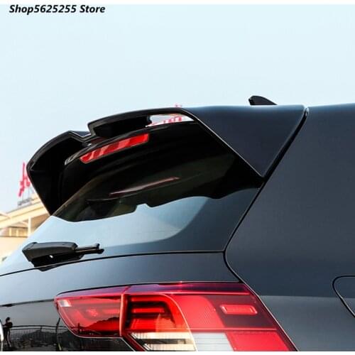 Rear Trunk Spoiler For VW Golf 8 MK8 2020 2021 Accessories Wing Cover Carbon Fiber ABS Back Trunk Lip Car Decoration