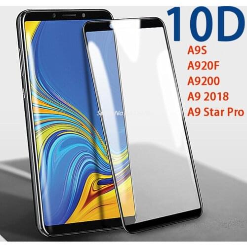 10D Tempered Glass on The for Samsung Galaxy A9 2018 A920F A9200 A 9 Star Pro A9s Safety Protective Glass Full Screen Protectors
