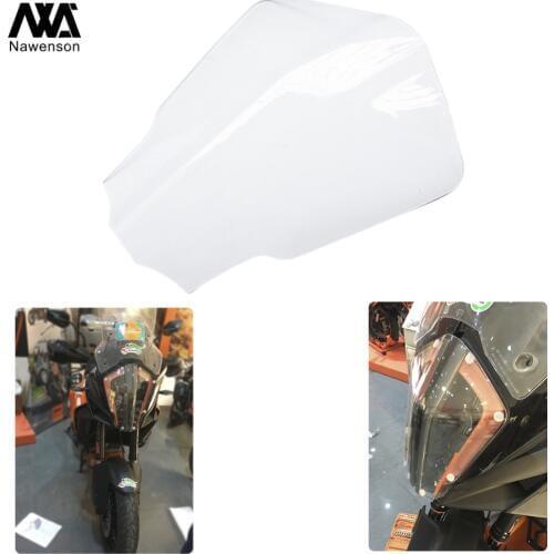 Motorcycle Headlight Protective Cover Plastic Front Lamp Lens Guard for KTM 1290 Super Adventure R/S/T 2017-2019 2018