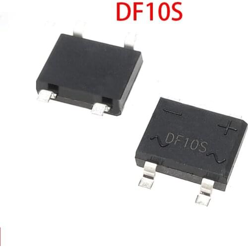 10pcs DF10 DF10S 1A 1000V SMD rectifier bridge pile authentic