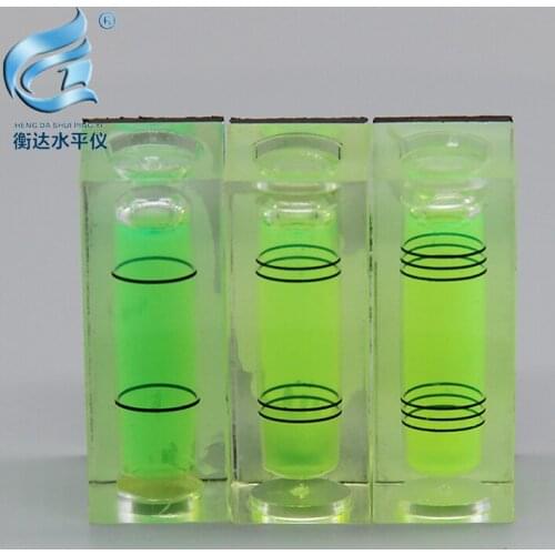 10 pieces/batch) size 15 * 15 * 40mm magnetic frame wall level meter square level bubble portable level