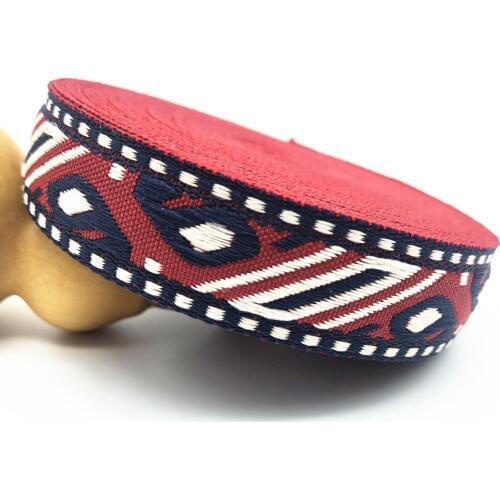 10Yards 20mm 7/8" Digital Line Pattern Woven Wrapping Material Ribon Crafe Sewing Trim Clothing Lace Accessories Jacquard Ribbon