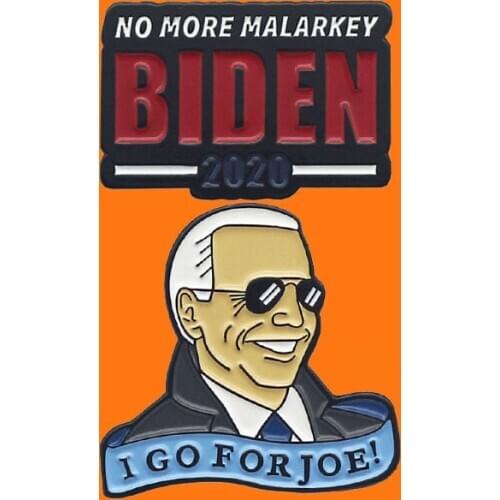 2020 Biden Enamel Pins Creative Funny Metal Cartoon Brooch Backpack Hat Bag Collar Lapel Badges Men Women Fashion Jewelry Gifts
