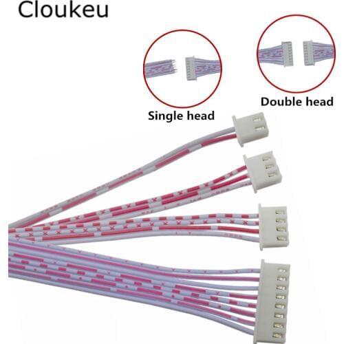 5Pcs XH2.54mm Terminal connector Electronic connection cable XH2.54 Plug 100MM 2P 3P 4P 5P 6P 7P 8P 9P 10P 11P 12P 10cm