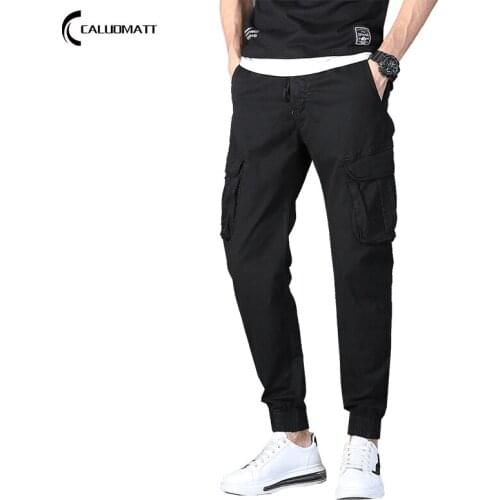 2021 New Arrival Mens Cargo Pants High Quality Spring Fashion Joggers Men Clothing Cotton Trousers Camouflage Pants Male Clothes
