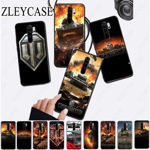 World of tanks Black Soft Shell Phone Cover for redmi note8pro note7 note5 note6pro 7A 8A 8 note9s note9pro Note 8T Cover