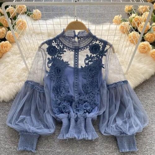 CMBJQE Transparent Blouses
