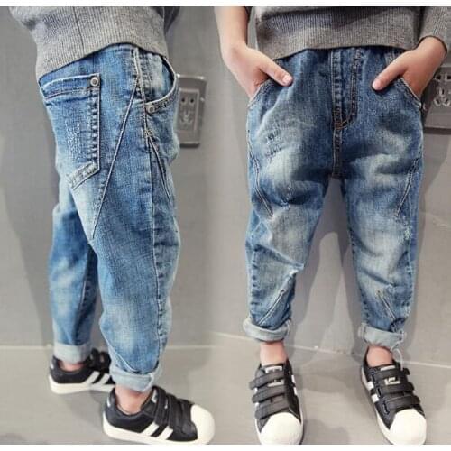 Childrens Clothing Boys Pants Fashion Boys Jeans Spring Autumn Kids Casual jeans 5 7 9 11 13 14 Years Boys Denim Trousers