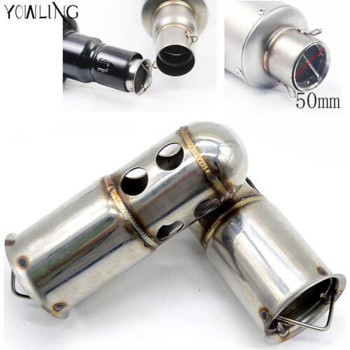 51mm Front End DB Killer Motorcycle Exhaust Muffler DB killer FOR suzuki GSXR600 GSXR750 GSXR1000 SFV650 GSX650F TL1000S GSX1400