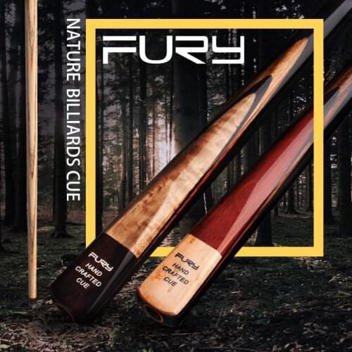 Hot Sale Fury New Snooker Cue Stick With Case 9.8mm Tip Canada Ash Shaft Brass Joint Billiard Cue Kit Snooker Stick Kit бильярд