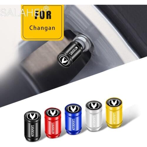 Alloy 4PCS Car Wheel Tire Valve Caps Tyre Rim Stem Cover For Changan CS95 CS85 CS75 CS55 CS35 CS15 EADO Auto Styling Accessories