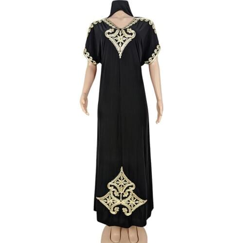 Muslim Fashion Kaftan Dresses Women Embroidered Lace Short Sleeve Robes 2021 New Elegant Abaya Arab Dubai Islam Maxi Dress Gowns