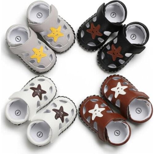 Lovely Baby Newborn Toddler Girl Crib Shoes Pram Soft Sole Prewalker Anti-slip Baby Shoes 0-18M First Walkers Star Outwear