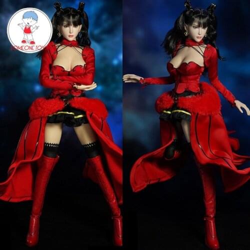 SET054 1/6 Female Magical Girl Head sculpt Suit Accessory Complete Set for 12" soldier Action Figure Collections